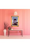Oshoo Golden Photo Frame - 10x14 Inches | Elegant Wooden Frame For Home, Office & Temple Decoration | Spiritual Wall & Table Decor and Gift Item