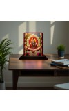 Car Desk/Table Top Lord Shankar Wooden Photo Stand â€“ 3x4 Inches, Compact & Stylish Spiritual Display For Car, Home & Office (Pack Of 1) (F15065)