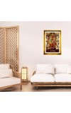 Ram Darbar Golden Photo Frame - 16x20 Inches | Elegant Wooden Frame For Home, Office & Temple Decoration | Spiritual Wall & Table Decor And Gift Item (F9500)