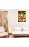 Ram Darbar Golden Photo Frame - 16x20 Inches | Elegant Wooden Frame For Home, Office & Temple Decoration | Spiritual Wall & Table Decor And Gift Item (F9493)