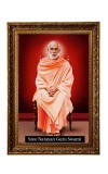 Shree Narayan Guru Swami Big Photo Frame - 20x28 Inches For Home,Temple & Office Decoration (F11175)