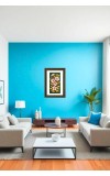 Floral Painting Print Big Photo Frame - 20x28 Inches For Home,Temple & Office Decoration (F11002)