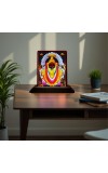 Car Desk/Table Top Maa Kali Wooden Photo Stand â€“ 3x4 Inches, Compact & Stylish Spiritual Display For Car, Home & Office (Pack Of 1) (F15096)