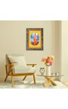 Swami Vivekananda Spiritual Guru Digital Photo In Designer Frame, Size 12x18 Inch | Hindu Religious Picture For Home Temple, Office & Gift | Wall Art & Pooja Decor (F10439)