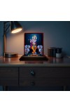 Car Desk/Table Top Lord Krishna Wooden Photo Stand 3x4 Inches, Compact & Stylish Spiritual Display For Car, Home & Office (Pack Of 1) (F14602)