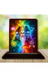 Car Desk/Table Top Lord Shiva Wooden Photo Stand â€“ 3x4 Inches, Compact & Stylish Spiritual Display For Car, Home & Office (Pack Of 1) (F15080)