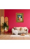 Baba Lokenath Brahmachari Photo Frame 10x14 Inches-Brown Wooden Frame For Home, Office & Temple Decoration And Gifting (F6379)