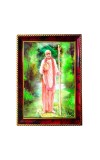Swami Srila Prabhupada Ji Photo Frame For Wall & Table | 7x9 Inch Golden Cherry Finish | Decorative Swami Srila Prabhupada Ji Photo Frame For Home, Office & Pooja Room (F11525)