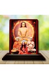 Car Desk/Table Top Mahavathar Babaji Wooden Photo Stand 3x4 Inches, Compact & Stylish Spiritual Display For Car, Home & Office (Pack Of 1) (F14321)