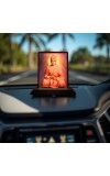 Car Desk/Table Top Swami Vivekananda Wooden Photo Stand 3x4 Inches, Compact & Stylish Spiritual Display For Car, Home & Office (Pack Of 1) (F14429)