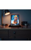 Car Desk/Table Top Lord Ganesha Wooden Photo Stand 3x4 Inches, Compact & Stylish Spiritual Display For Car, Home & Office (Pack Of 1) (F14353)