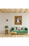 Yogi Guru Photo Frame 10x14 Inches-Brown Wooden Frame For Home, Office & Temple Decoration And Gifting (F6282)