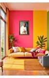 Mahatma Gandhi Big Photo Frame - 20x28 Inches For Home,Temple & Office Decoration (F11231)