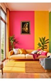 Divine Krishna Big Photo Frame - 20x28 Inches For Home,Temple & Office Decoration (F11201)