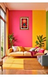 Maa Kali Big Photo Frame - 20x28 Inches For Home,Temple & Office Decoration (F11168)