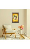 Swami Vivekananda Spiritual Guru Digital Photo In Designer Frame, Size 10x16 Inch | Hindu Religious Picture For Home Temple, Office & Gift | Wall Art & Pooja Decor (F10448)
