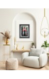 Regal Pink Birds Photo Wall & Table Frame | 18x22 Inch Black Designer | Perfect For Gifting & Home Decor (F9574)