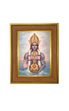 Avataar Dhanvantari Photo Frame 10x14 Inches-Brown Wooden Frame For Home, Office & Temple Decoration And Gifting (F6369)