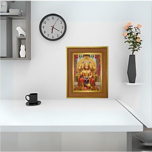 Lord Bajrang Bali Photo Frame 12x16 Inches-Brown Wooden Frame For Home, Office & Temple Decoration And Gifting (F6388) Lord Bajrang Bali Photo Frame 12x16 Inches-Brown Wooden Frame For Home, Office & Temple Decoration And Gifting (F6388)