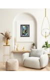 Elephant Photo Wall & Table Frame | 10x14 Inch Black Designer | Perfect For Gifting & Home Decor (F9643)