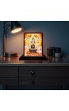 Car Desk/Table Top Lord Shiva Wooden Photo Stand 3x4 Inches, Compact & Stylish Spiritual Display For Car, Home & Office (Pack Of 1) (F14185)