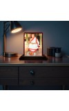 Car Desk/Table Top Maa Sarada (Sarada Devi) Wooden Photo Stand 3x4 Inches, Compact & Stylish Spiritual Display For Car, Home & Office (Pack Of 1) (F14638)