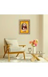 Srila Bhaktivinoda Thakura Spiritual Guru Digital Photo In Designer Frame, Size 8x12 Inch | Hindu Religious Picture For Home Temple, Office & Gift | Wall Art & Pooja Decor (F10490)