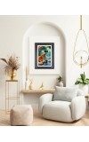 African Women In A River Photo Wall & Table Frame | 10x14 Inch Black Designer | Perfect For Gifting & Home Decor (F9610)
