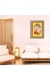 Divine Krishna Spiritual Guru Digital Photo In Designer Frame, Size 8x12 Inch | Hindu Religious Picture For Home Temple, Office & Gift | Wall Art & Pooja Decor (F10406)