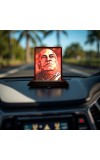Car Desk/Table Top Bhaktivedanta Swami Prabhupada Wooden Photo Stand 3x4 Inches, Compact & Stylish Spiritual Display For Car, Home & Office (Pack Of 1) (F14435)