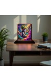 Car Desk/Table Top Lord Krishna Wooden Photo Stand 3x4 Inches, Compact & Stylish Spiritual Display For Car, Home & Office (Pack Of 1) (F15188)