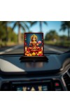 Car Desk/Table Top Maa Laxmi Wooden Photo Stand â€“ 3x4 Inches, Compact & Stylish Spiritual Display For Car, Home & Office (Pack Of 1) (F15079)