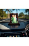 Car Desk/Table Top Osho Wooden Photo Stand 3x4 Inches, Compact & Stylish Spiritual Display For Car, Home & Office (Pack Of 1) (F14439)