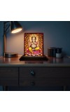 Car Desk/Table Top Lord Ganesha Wooden Photo Stand 3x4 Inches, Compact & Stylish Spiritual Display For Car, Home & Office (Pack Of 1) (F14263)