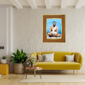Sri Ramkrishnaa Photo Frame 14x18 Inches-Brown Wooden Frame For Home, Office & Temple Decoration And Gifting (F6412) Sri Ramkrishnaa Photo Frame 14x18 Inches-Brown Wooden Frame For Home, Office & Temple Decoration And Gifting (F6412)