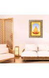 Sree Narayana Guru Spiritual Guru Digital Photo In Designer Frame, Size 8x12 Inch | Hindu Religious Picture For Home Temple, Office & Gift | Wall Art & Pooja Decor (F10407)