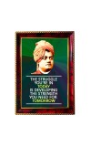 Swami Vivekananda Photo Frame For Wall & Table | 7x9 Inch Golden Cherry Finish | Decorative Swami Vivekananda Photo Frame For Home, Office & Pooja Room (F11831)