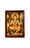 Lord Shiva Photo Frame For Wall & Table | 7x9 Inch Golden Cherry Finish | Decorative Lord Shiva Photo Frame For Home, Office & Pooja Room (F11763)