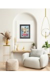 Lord Buddha Photo Wall & Table Frame | 14x18 Inch Black Designer | Perfect For Gifting & Home Decor (F9624)