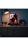 Car Desk/Table Top Swami Vivekananda Wooden Photo Stand 3x4 Inches, Compact & Stylish Spiritual Display For Car, Home & Office (Pack Of 1) (F14629)