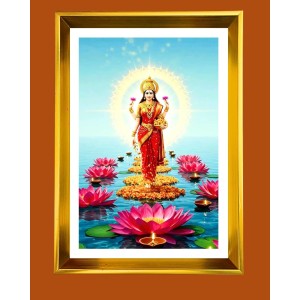 Mata Lakhsmi Golden Photo Frame - 16x20 Inches | Elegant Wooden Frame For Home, Office & Temple Decoration | Spiritual Wall & Table Decor And Gift Item (F9475) Mata Lakhsmi Golden Photo Frame - 16x20 Inches | Elegant Wooden Frame For Home, Office & Temple Decoration | Spiritual Wall & Table Decor And Gift Item (F9475)