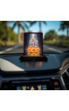 Car Desk/Table Top Lord Vishnu Wooden Photo Stand 3x4 Inches, Compact & Stylish Spiritual Display For Car, Home & Office (Pack Of 1) (F14371)