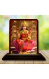 Car Desk/Table Top Maa Laxmi Wooden Photo Stand â€“ 3x4 Inches, Compact & Stylish Spiritual Display For Car, Home & Office (Pack Of 1) (F15070)