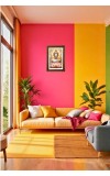Lord Buddha Big Photo Frame - 20x28 Inches For Home,Temple & Office Decoration (F11270)