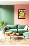 Lord Sai Baba Photo Frame For Wall & Table | 7x9 Inch Golden Cherry Finish | Decorative Lord Sai Baba Photo Frame For Home, Office & Pooja Room (F11712)