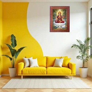 Lord Vishnu Photo Frame 21X25 Inch Religious Wall & Table Decor Frame | Lord Vishnu Spiritual Photo Frame For Home, Temple & Office | Decorative Hindu God & Goddess Frame (Pack Of 1) (F18059)