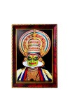 Kathakali Photo Frame For Wall & Table | 7x9 Inch Golden Cherry Finish | Decorative Kathakali Photo Frame For Home, Office & Pooja Room (F11342)