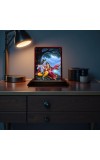 Car Desk/Table Top Radha Krishna Wooden Photo Stand 3x4 Inches, Compact & Stylish Spiritual Display For Car, Home & Office (Pack Of 1) (F14273)