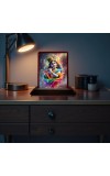 Car Desk/Table Top Lord Krishna Wooden Photo Stand 3x4 Inches, Compact & Stylish Spiritual Display For Car, Home & Office (Pack Of 1) (F14216)