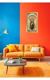 Manasha Mangal Digital Golden Color Photo Frame | Hindu Religious Wall Decor | 8x15 Inches - Inspirational Wall Art For Office, Home Decor - Ideal Spiritual Gift (F10378)